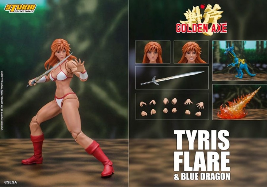 In Stock Storm Collectibles | Tyris Flare & Blue Dragon 1/12 Action Figure