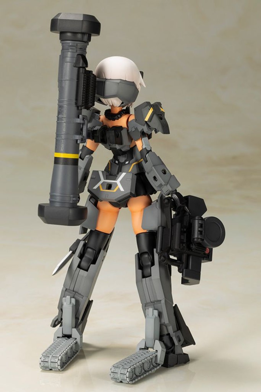 Pre-Orders Kotobukiya | Frame Arms Girl Gourai-Kai [Black] With Fgm148 Type Anti-Tank Missile