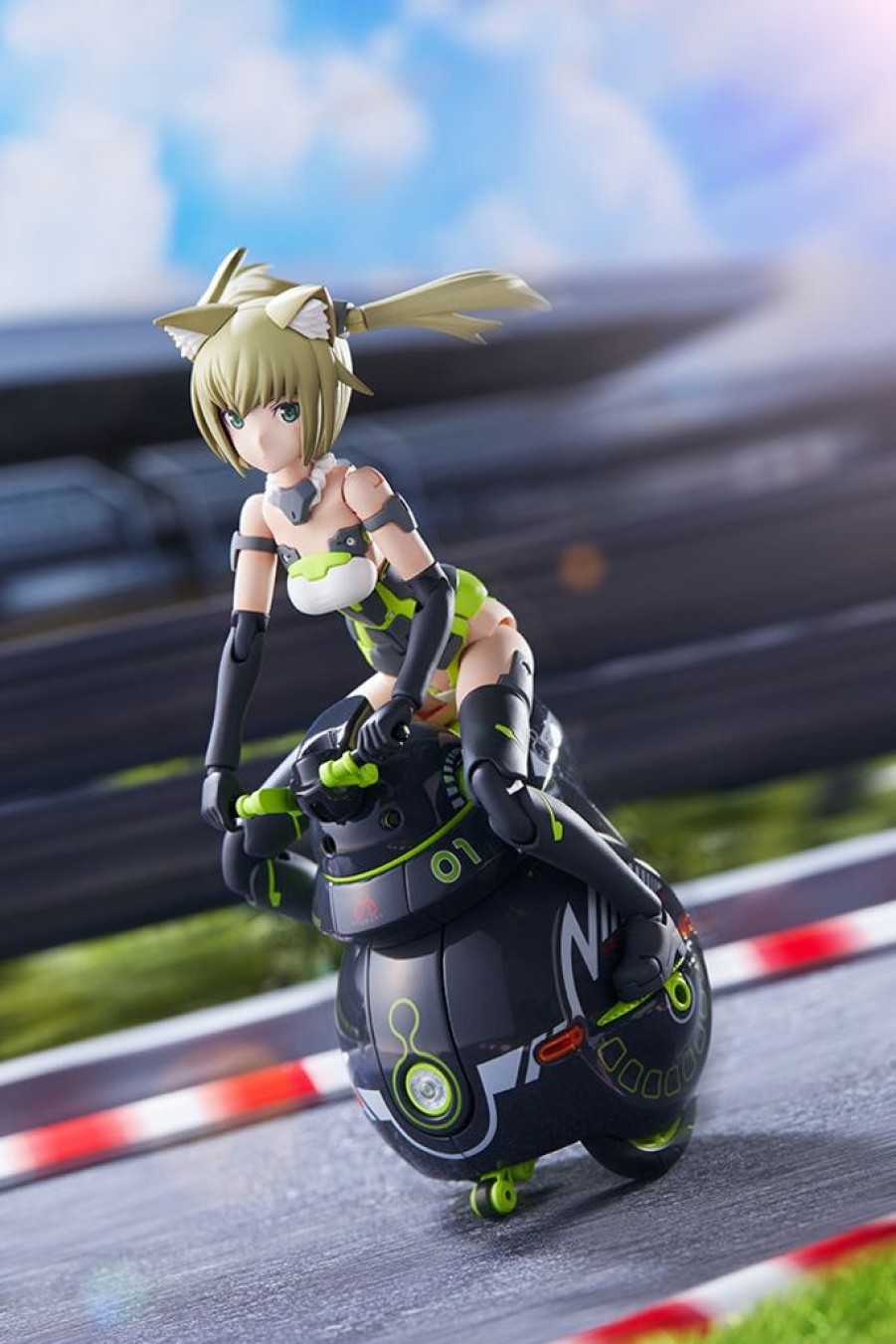 In Stock Kotobukiya | Frame Arms Girl Innocentia [Racer] & Noseru [Racing Specs Ver.]