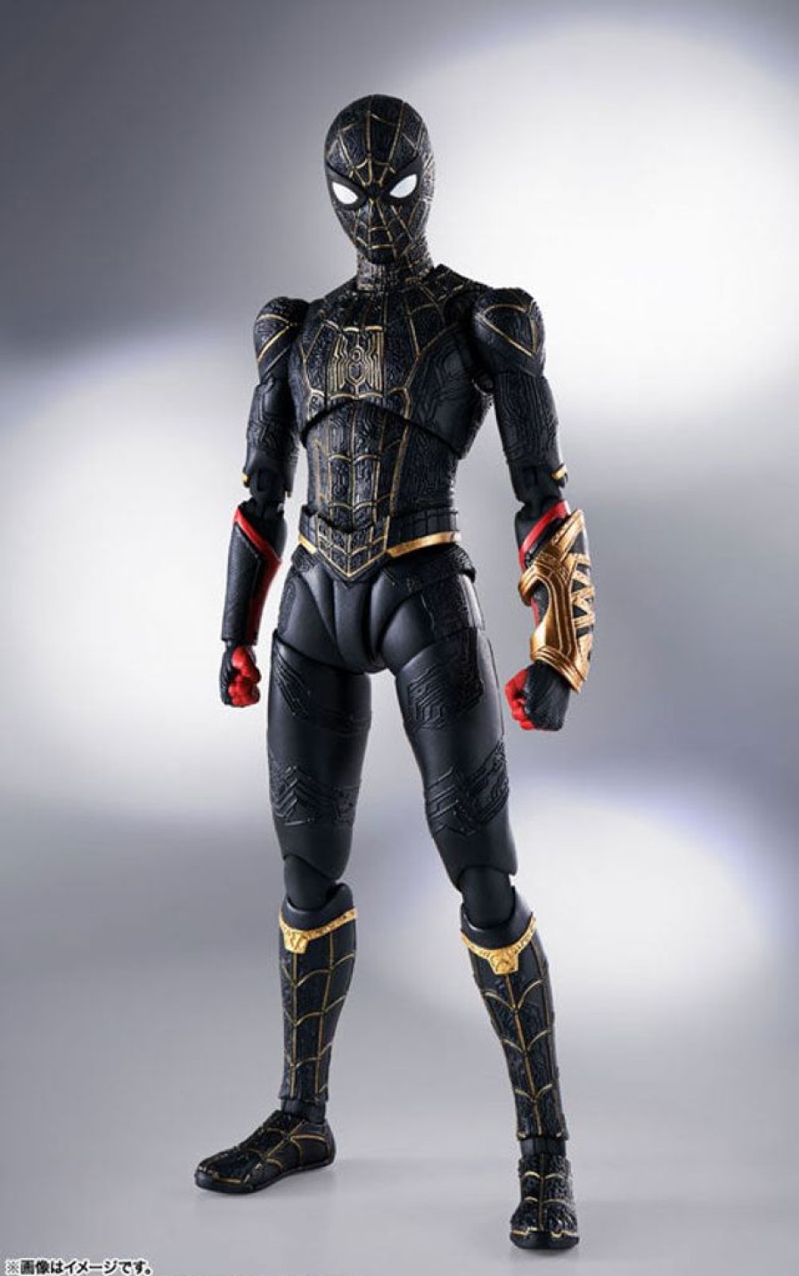 In Stock Bandai Tamashii Nations | S.H.Figuarts Spider-Man [Black & Gold Unit] (Spider-Man: No Way Home) Special Set