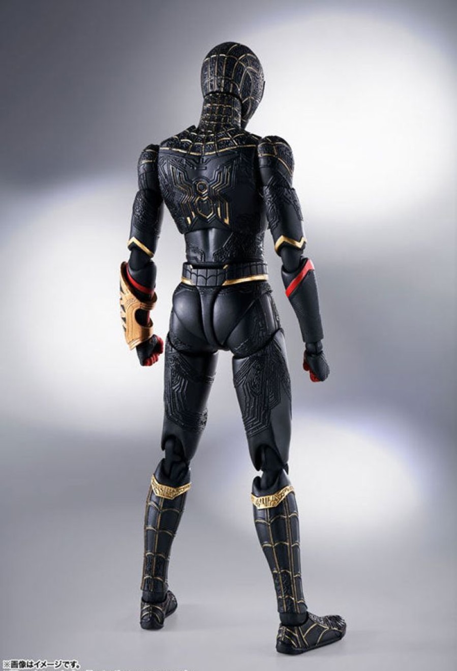 In Stock Bandai Tamashii Nations | S.H.Figuarts Spider-Man [Black & Gold Unit] (Spider-Man: No Way Home) Special Set