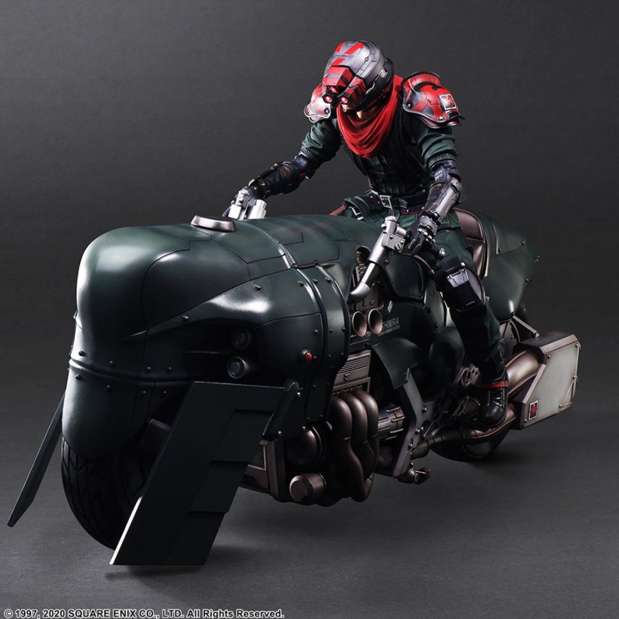 Products Square Enix | Play Arts Kai Shinra Security Officer & Motorcycle Set