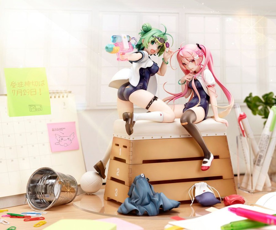 18+ native | Midori & Pink Sukumizu 1/5.5 Scale Figure