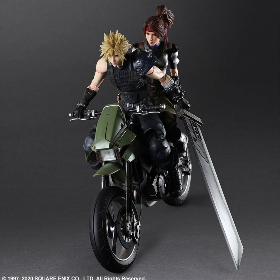 In Stock Square Enix | Play Arts Kai Jessie, Cloud & Motorcycle Set