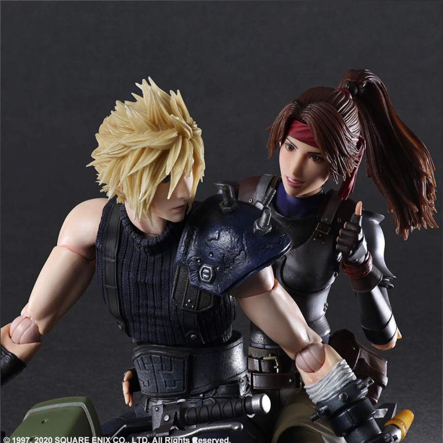 In Stock Square Enix | Play Arts Kai Jessie, Cloud & Motorcycle Set