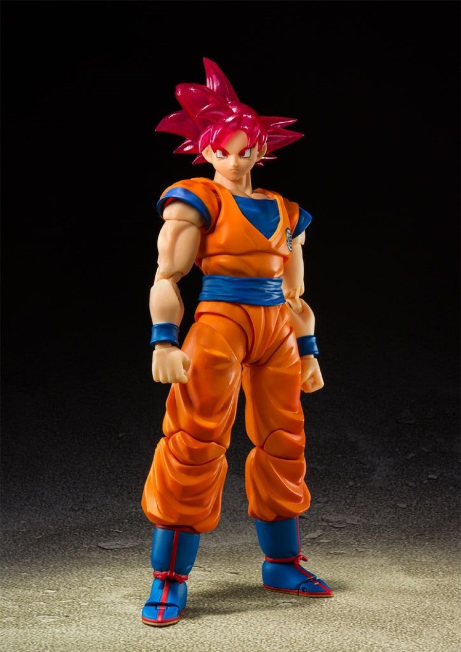 Products Bandai Tamashii Nations | S.H.Figuarts Super Saiyan God Son Goku -Event Exclusive Color Edition-