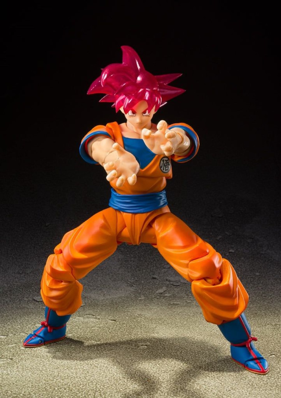 Products Bandai Tamashii Nations | S.H.Figuarts Super Saiyan God Son Goku -Event Exclusive Color Edition-