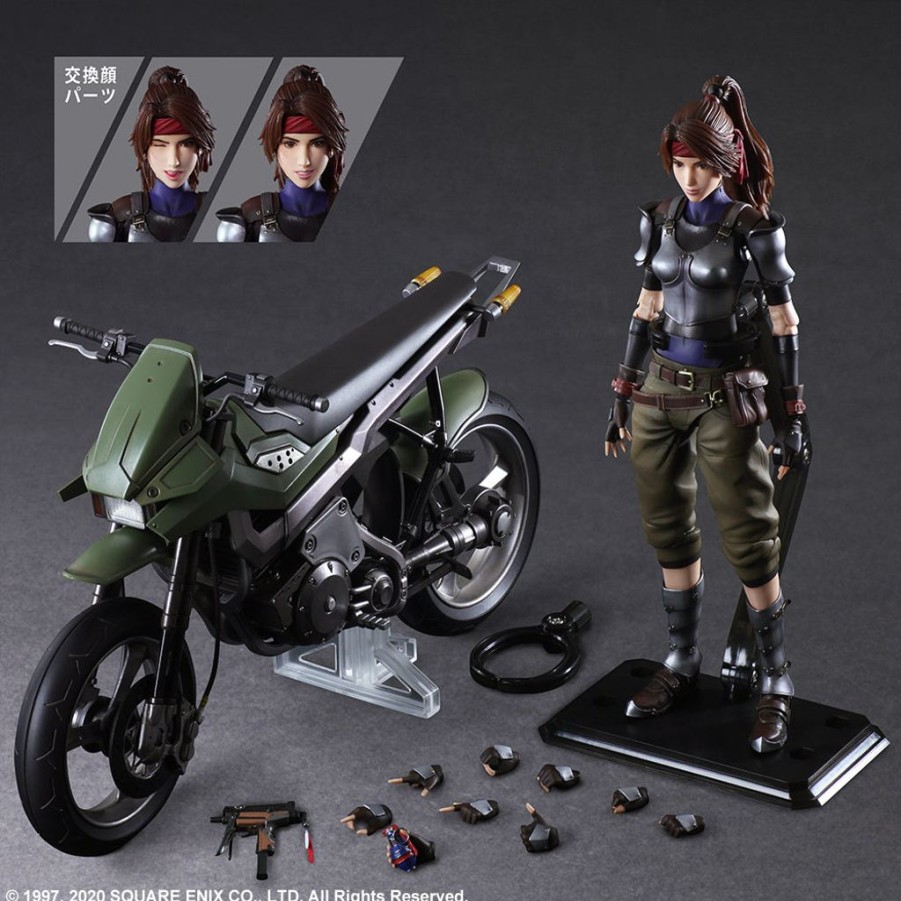 In Stock Square Enix | Play Arts Kai Jessie & Motorcycle Set