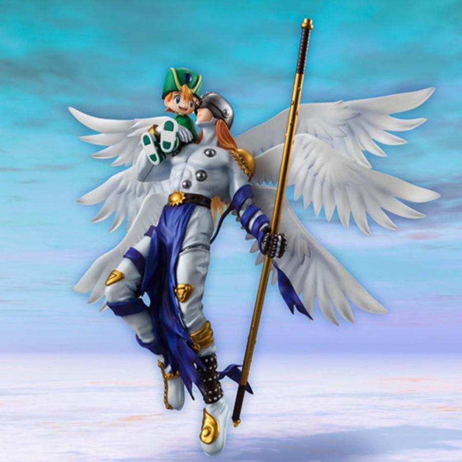 In Stock MegaHouse | G.E.M. Angemon & Takaishi Takeru Complete Figure (Re-Run)