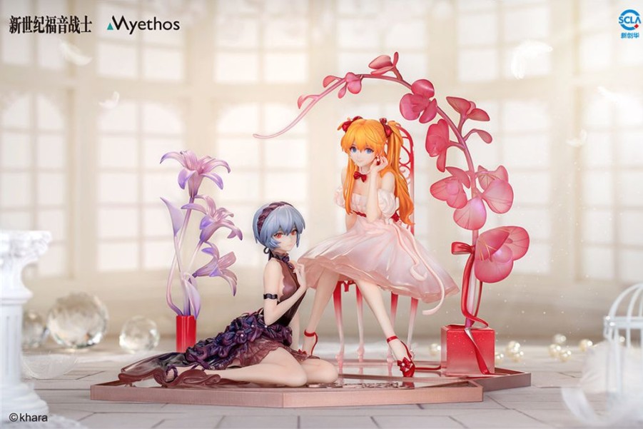 Pre-Orders Myethos | Rei Ayanami & Asuka Shikinami Langley: Whisper Of Flower Ver. 1/7 Scale Figure