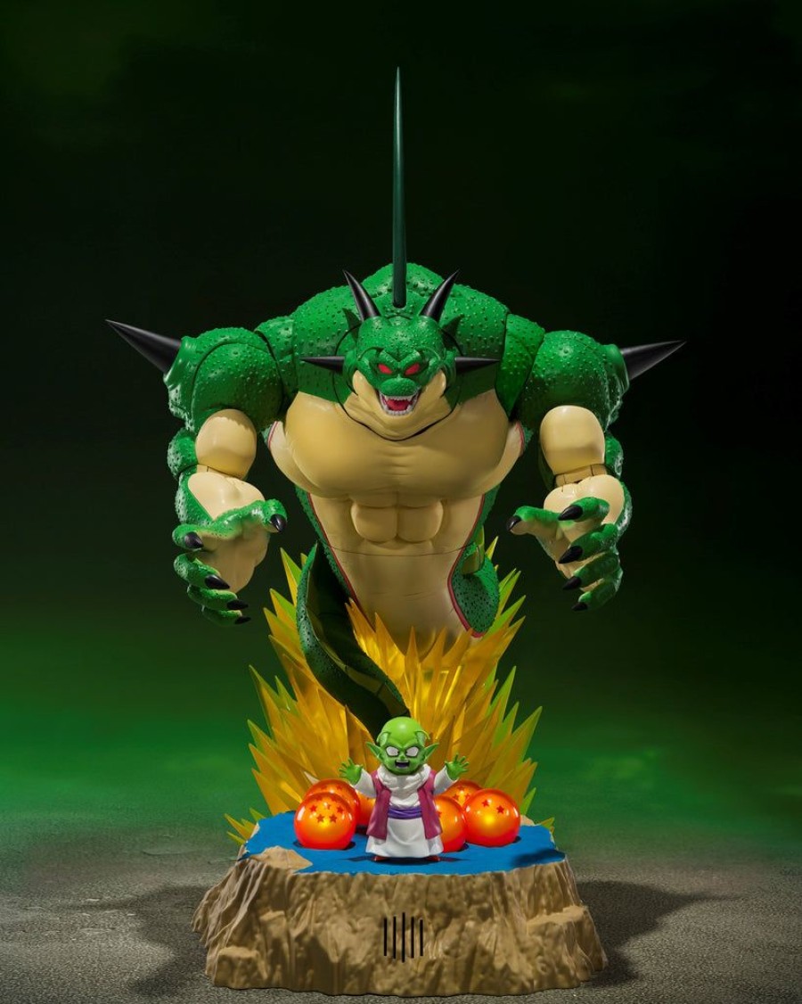 In Stock Bandai Tamashii Nations | S.H.Figaurts Porunga And Dende Luminous Dragon Ball Set -Come Forth, Genuine Shenron!!-