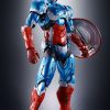 In Stock Bandai Tamashii Nations | S.H.Figuarts Captain America (Tech-On Avengers)