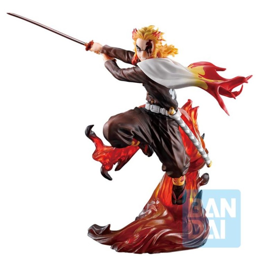 In Stock Bandai Tamashii Nations | Ichibansho Figure Kyojuro Rengoku (Shake The Sword Burn Your Heart)