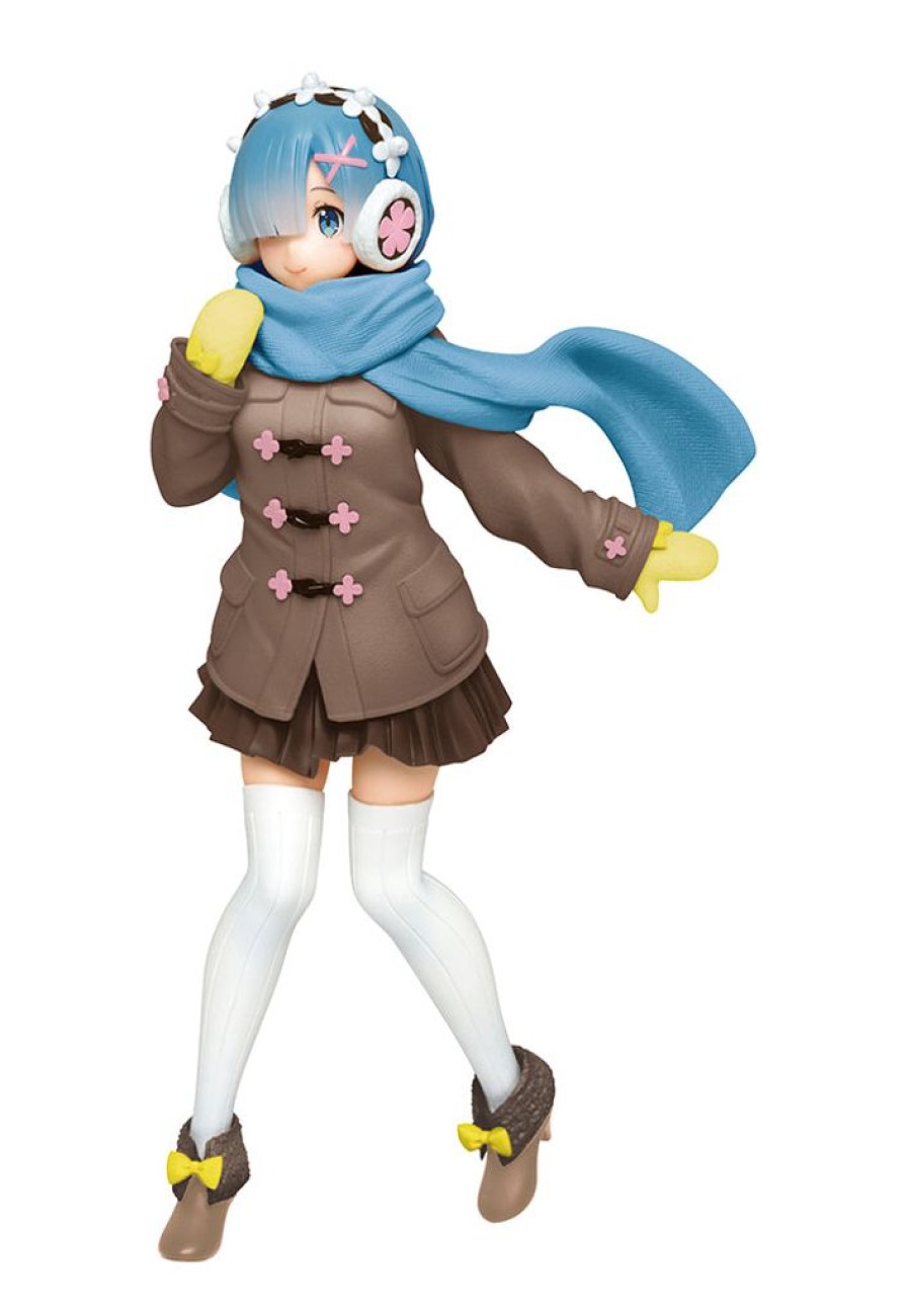 In Stock Taito | Re:Zero Precious Figure - Rem ~Winter Coat Ver.~Renewal~ Prize Figure