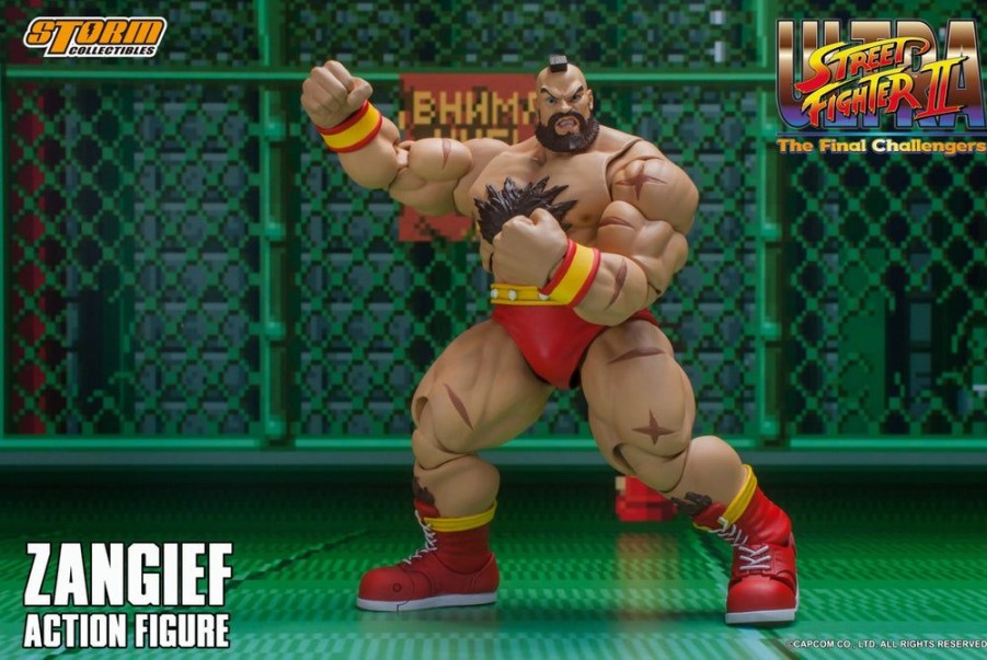 In Stock Storm Collectibles | Zangief (Ultimate Street Fighter Ii: The Final Challenger) 1/12 Action Figure