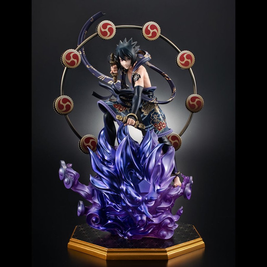 Pre-Orders MegaHouse | Precious G.E.M. Naruto-Shippuden- Sasuke Uchiha Thunder God Complete Figure