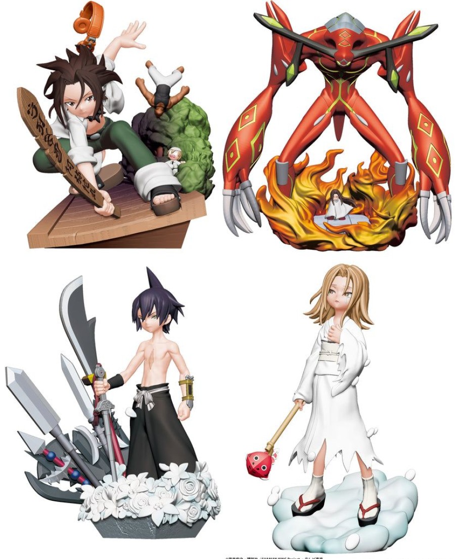 Products MegaHouse | Petitrama Shaman King Over Soul Box (Set Of 4)