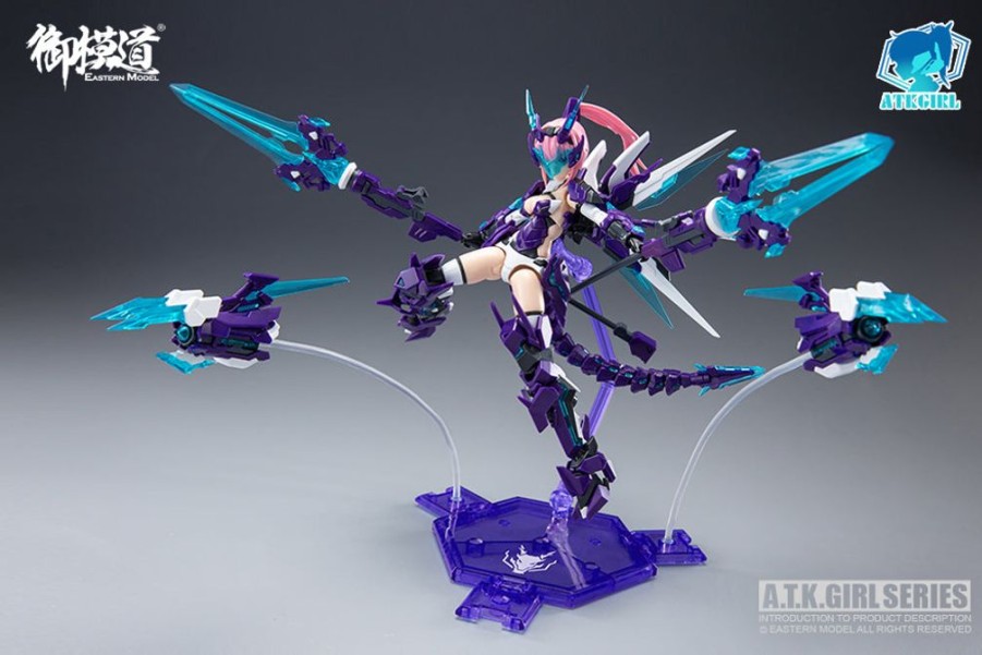 Products Eastern Model | A.T.K.Girl Azure Dragon 1/12 Scale Plastic Model Kit