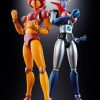 Products Bandai Tamashii Nations | Soul Of Chogokin Gx-08R Aphrodai A Vs Gx-09R Minerva X