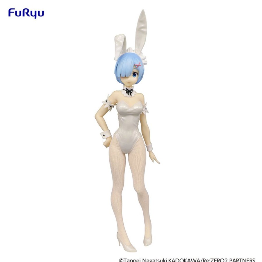 In Stock FuRyu | Bicute Bunnies Figure Rem White Pearl Color Ver. Prize Figure (Re-Run)