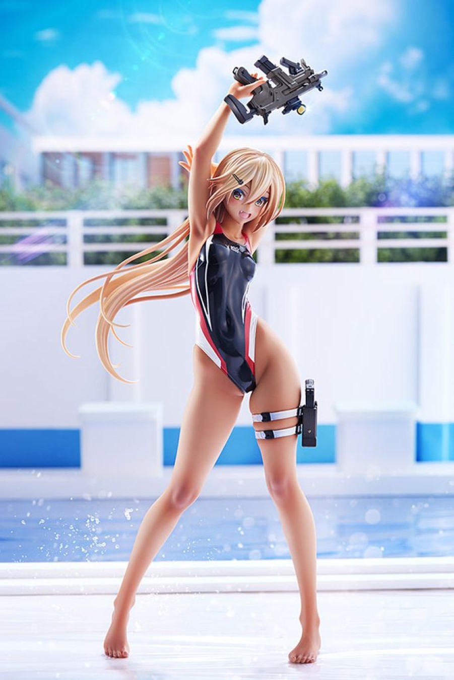 Products AMAKUNI | Kouhai-Chan Of The Swimming Club Red Line Swimsuit Ver. 1/7 Scale Figure