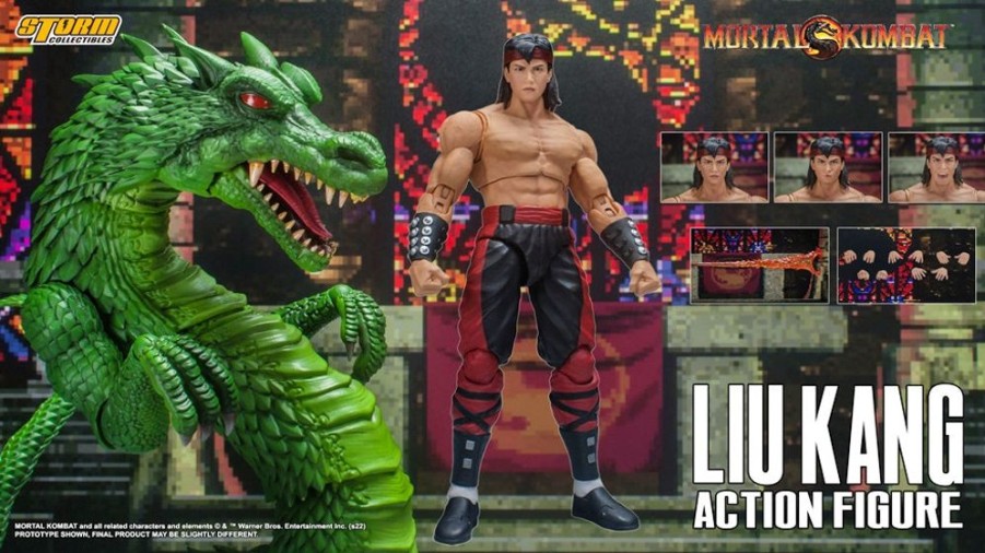 Products Storm Collectibles | Liu Kang & Dragon 1/12 Action Figure