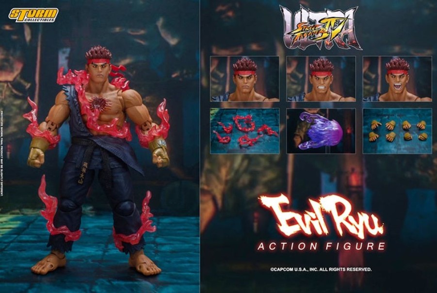 In Stock Storm Collectibles | Evil Ryu 1/12 Action Figure