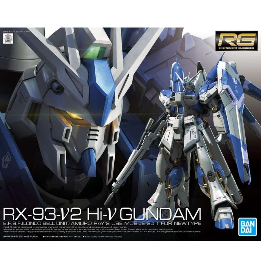 In Stock Bandai | Rg 1/144 Hi-Nu Gundam