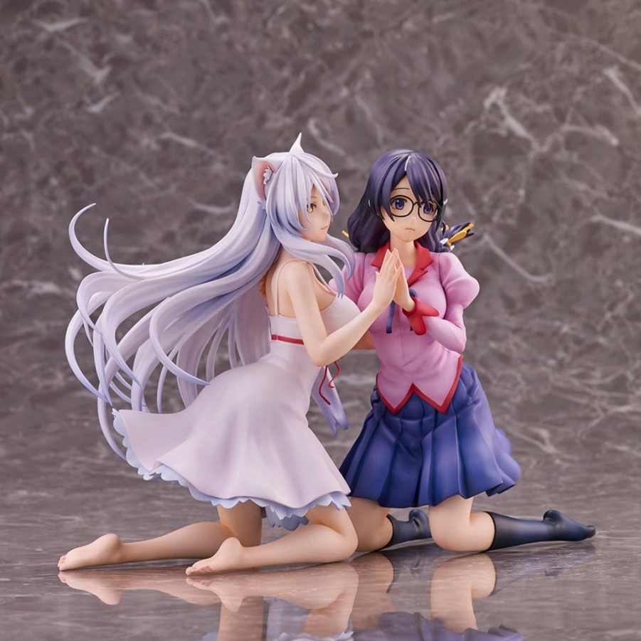 In Stock Union Creative | Nekomonogatari Tsubasa Hanekawa 2Pk Set Complete Figure