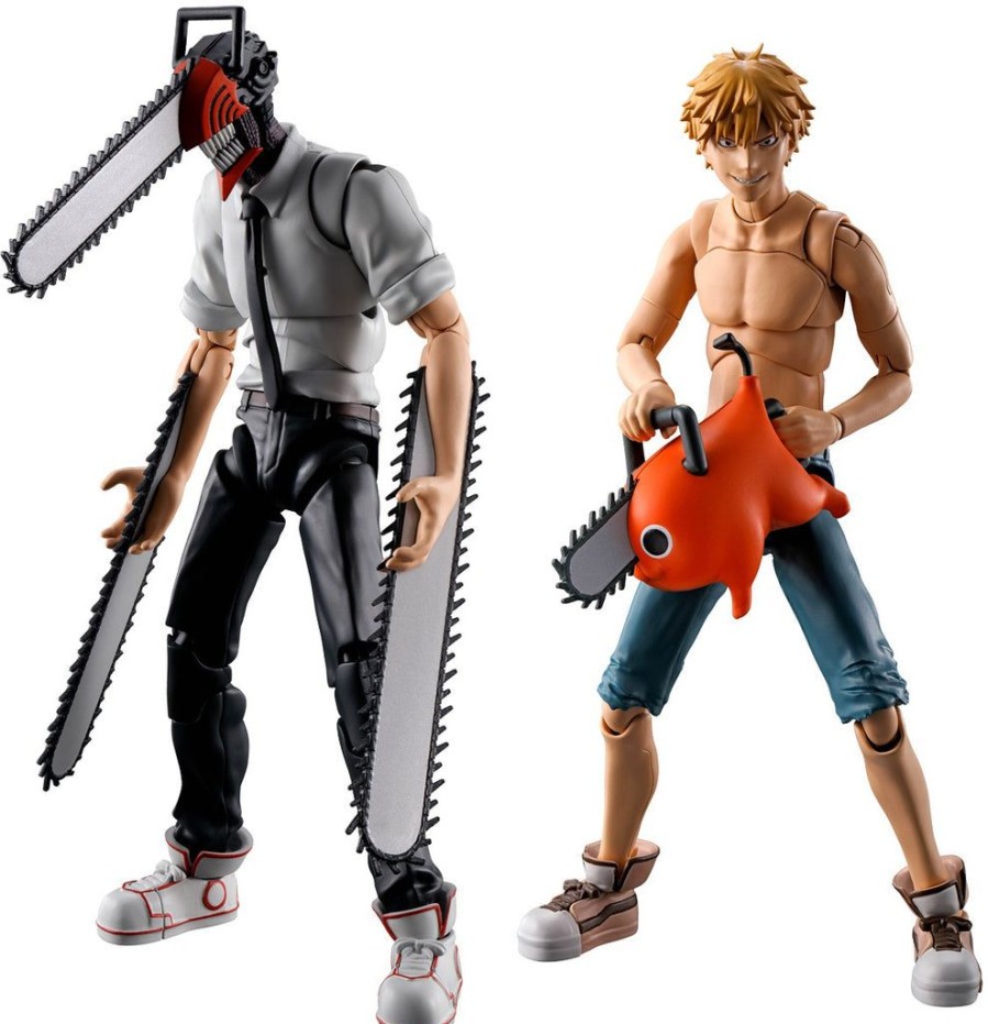 Products Bandai | Smp Kit Make Pose Chainsaw Man Model Kit (2 Pack Box)