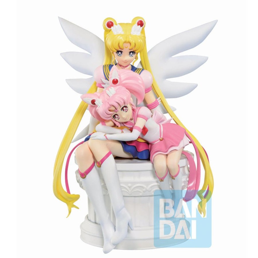 Products Bandai Tamashii Nations | Ichibansho Figure Eternal Sailor Moon & Eternal Sailor Chibi Moon (Eternal Sailor Guardians)