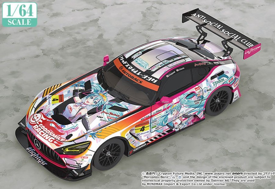 Products Good Smile Racing | 1/64 Scale Good Smile Hatsune Miku Amg 2021 Super Gt Round 5 Ver.