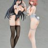 Products ENSOUTOYS | Black Bunny Aoi And White Bunny Natsume 1/6 Scale Figure 2 Figure Set