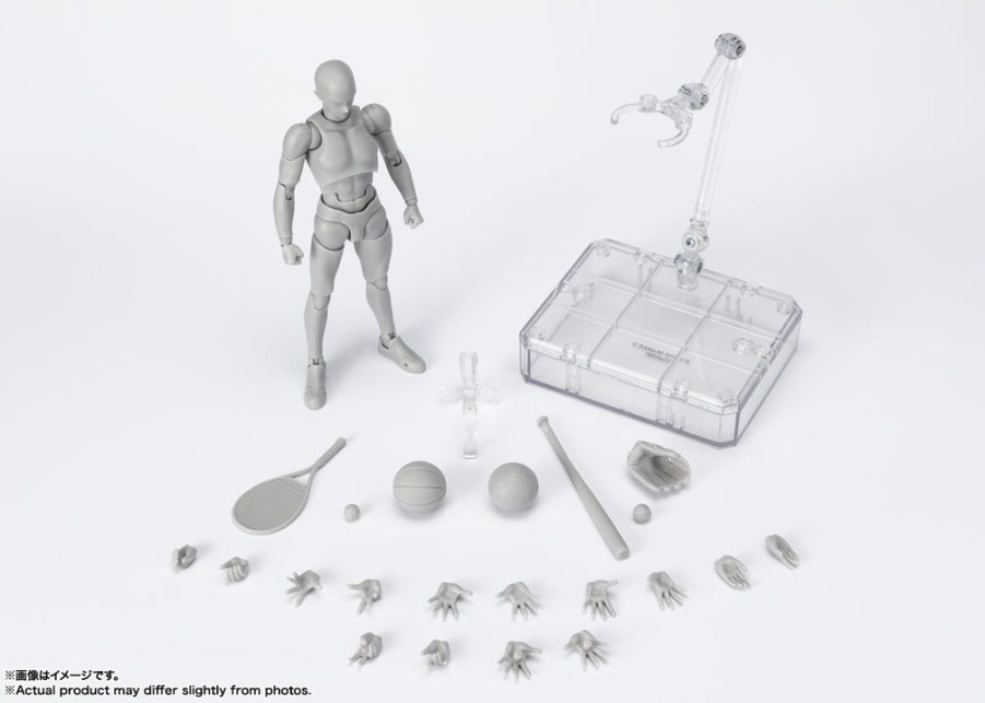 In Stock Bandai Tamashii Nations | S.H.Figuarts Body-Kun -Sports- Edition Dx Set (Gray Color Ver.)